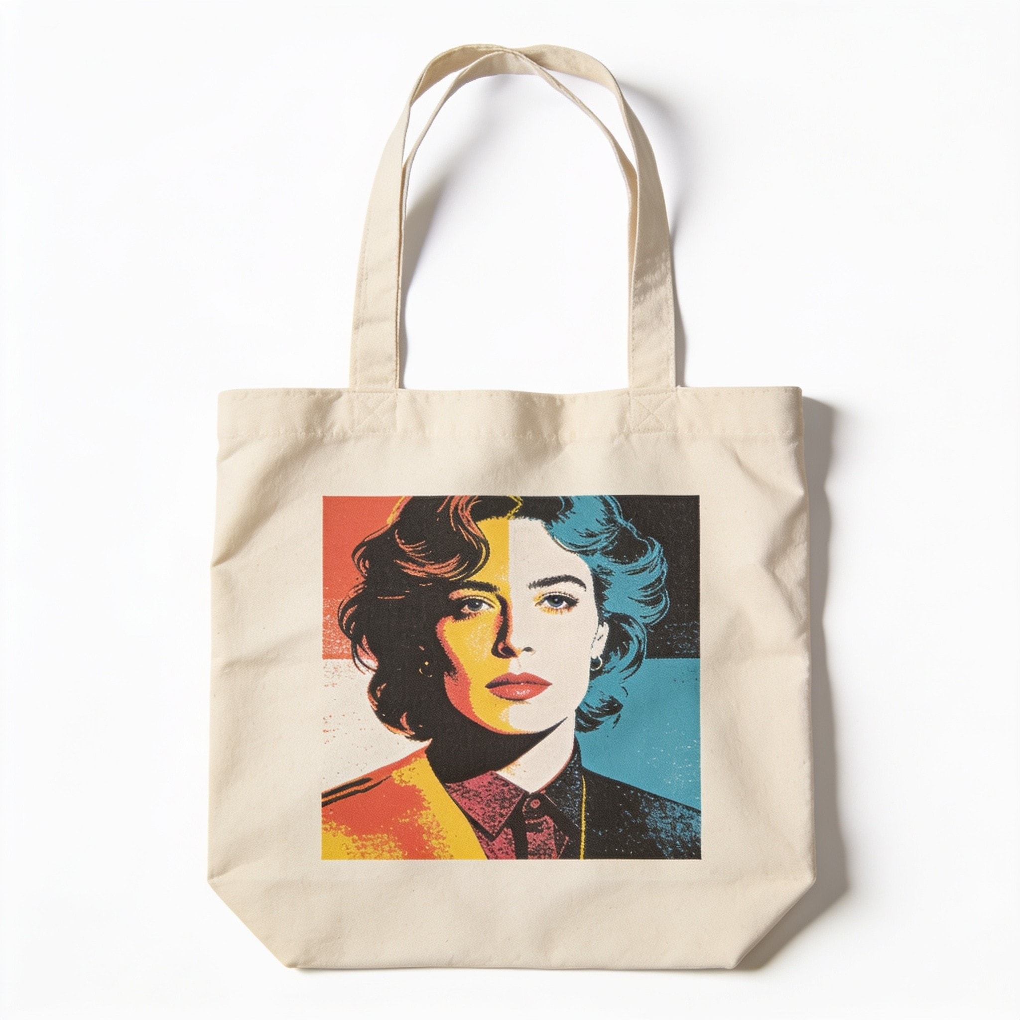 Day Dream Tote Bag - Premium 100% Cotton Canvas with Reinforced Straps