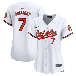 Women's Baseball team Jackson Holliday White Home Limited Player Jersey