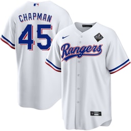 Aroldis Chapman 45 Baseball team 2023 World Series Stitched Baseball Jersey - White