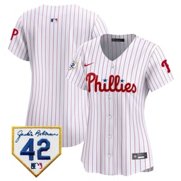 Baseball team 2024 Jackie Robinson Patch Women's Jersey - White