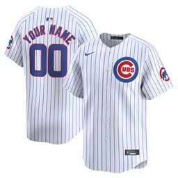 Youth Baseball team White Home Limited Custom Jersey