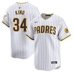 Michael King 34 Baseball team Home Limited Player Men's Jersey - White