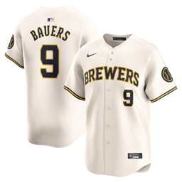Jake Bauers 9 Baseball team Home Limited Player Men's Jersey - Cream