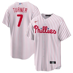 Youth Baseball team Trea Turner White Alternate Player Jersey