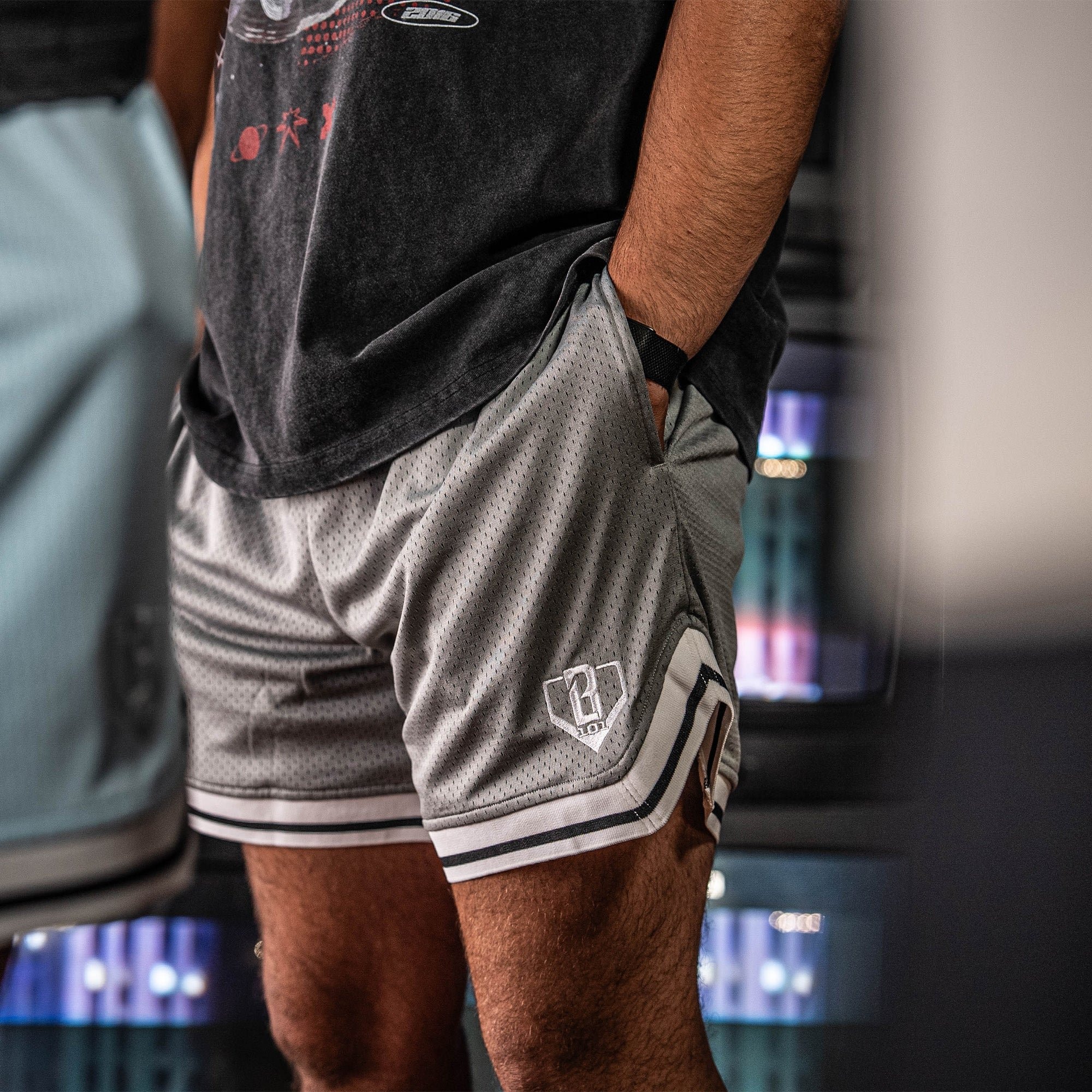 Court Shorts - Slate Gray