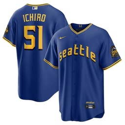 Ichiro Suzuki 51 Baseball team 2023 City Connect Game Jersey - Royal