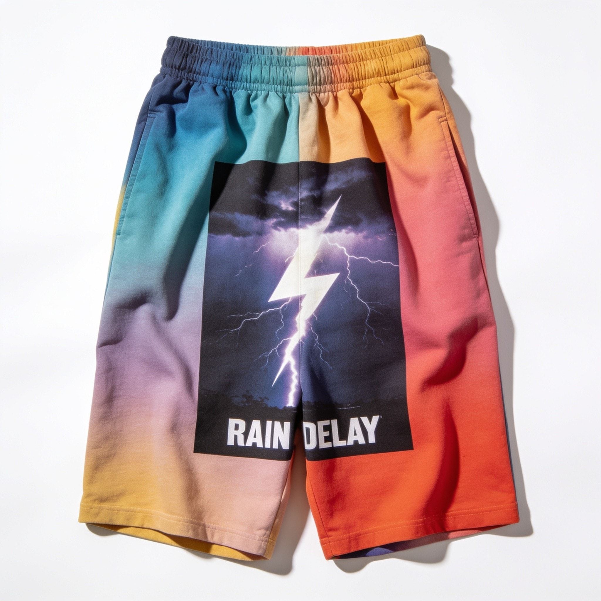 Rain Delay Shorts - Lightning Bolt