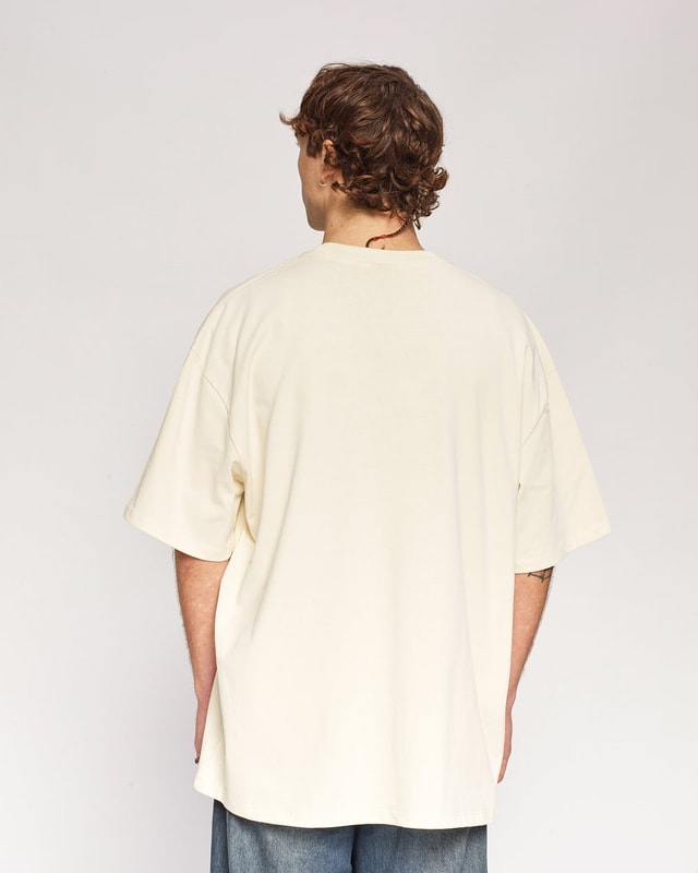 Oversized Unisex Tee - 90s Boxy Fit, Dropped Shoulders, 100% Combed Cotton 275 GSM