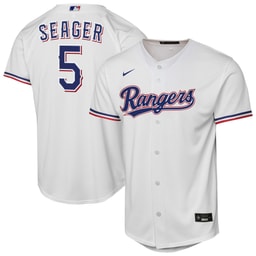 Youth Baseball team Corey Seager White Home Player Jersey