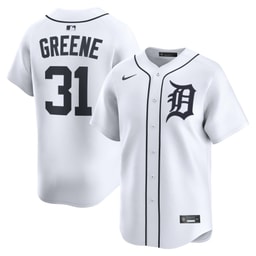 Men's Baseball team Riley Greene White Home Limited Player Jersey