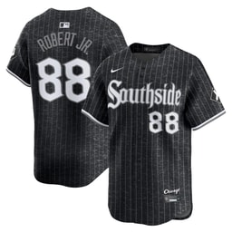 Men's Baseball team Luis Robert Jr. Black City Connect Limited Player Jersey