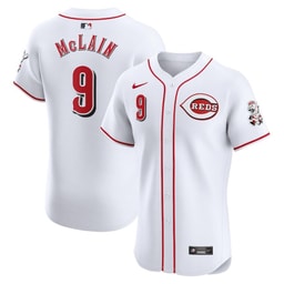 Matt McLain 9 Baseball team Home Elite Player Men's Jersey - White