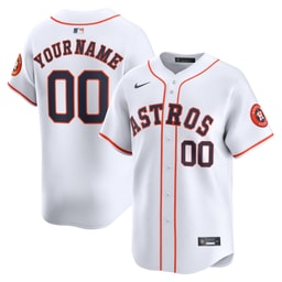 Youth Baseball team White Home Limited Custom Jersey