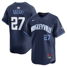 Seiya Suzuki 27 Baseball team City Connect Limited Men's Jersey - Navy