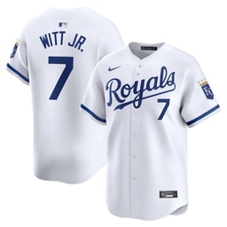 Bobby Witt Jr. 7 Baseball team Home Limited Player Men's Jersey - White