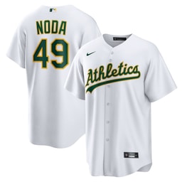 Ryan Noda 49 Baseball team Home Men's Jersey - White