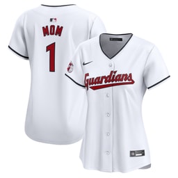 Women's Baseball team #1 Mom Home Limited Jersey, White