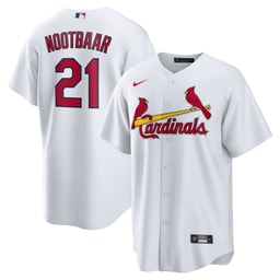 Men's Baseball team Lars Nootbaar White Home Jersey