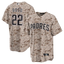 Juan Soto 22 Baseball team USMC Alternate Men's Jersey - Camo