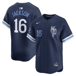 Men's Baseball team Bo Jackson Navy City Connect Retired Player Jersey