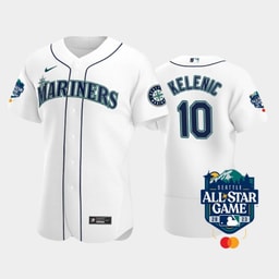 2023 All-Star Game Baseball team 10 Jarred Kelenic White Jersey
