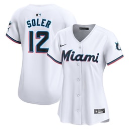 Jorge Soler 12 Baseball team Women's Home Limited Player Jersey - White