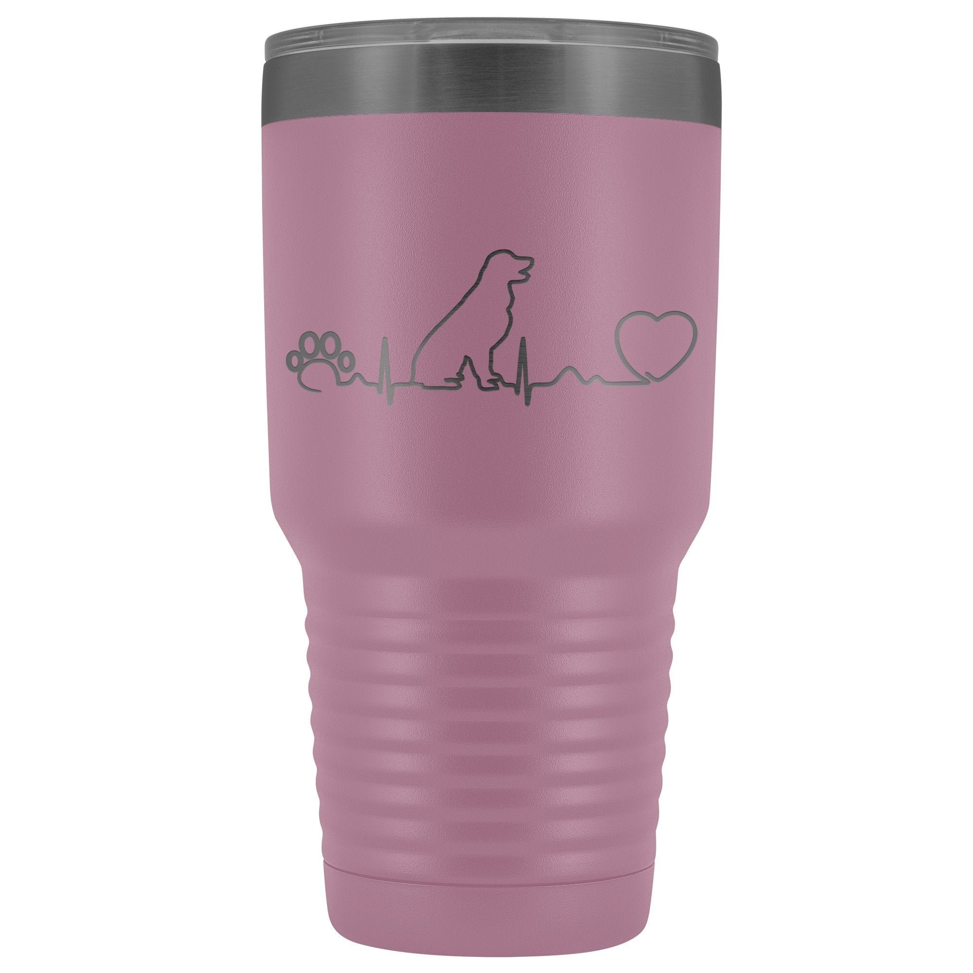 Dogs - Dog heartbeat 30oz Vacuum Tumbler
