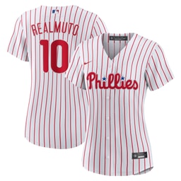 Women's Baseball team J.T. Realmuto White Home Jersey