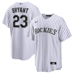Men's Baseball team Kris Bryant White/Purple Player Jersey