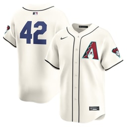 Men's Baseball team 2024 Jackie Robinson Day Home Limited Jersey, White