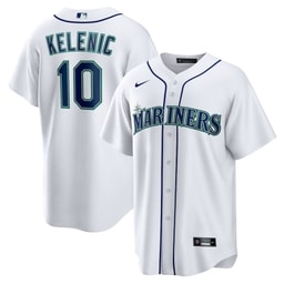 Jarred Kelenic 10 Baseball team Home Men's Jersey - White