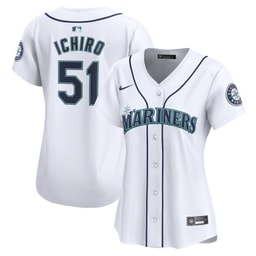 Ichiro Suzuki 51 Baseball team Women's Home Limited Player Jersey - White