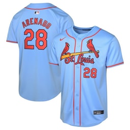 Nolan Arenado 28 Baseball team Alternate Limited Youth Jersey - Light Blue