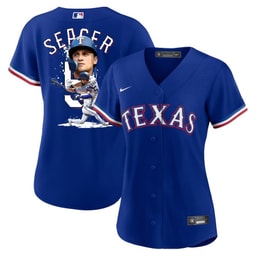 Corey Seager 5 Baseball team Signed Posture 2023 Alternate Player Women Jersey - Royal