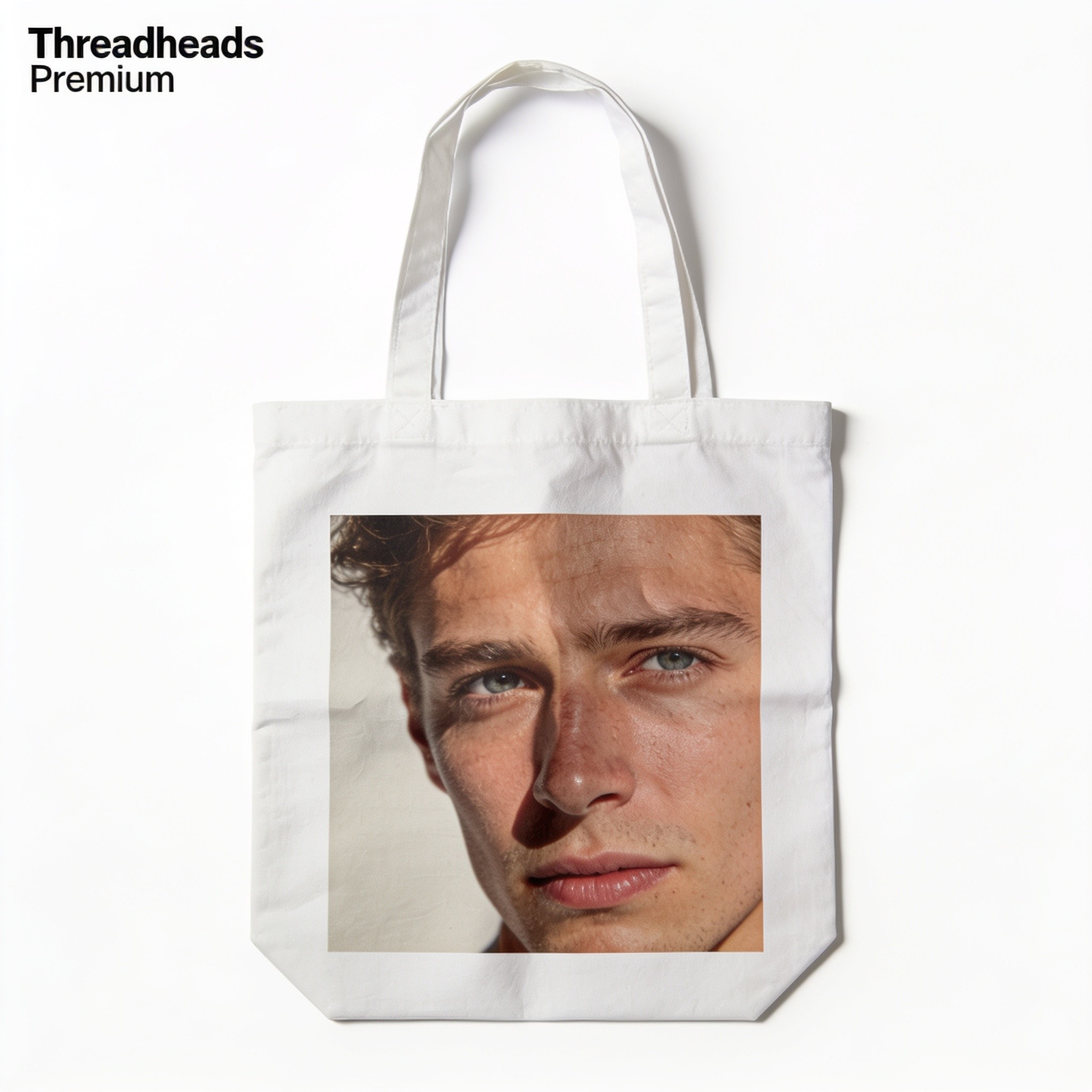 Threadheads Premium Cotton Canvas Tote Bag with Reinforced Straps