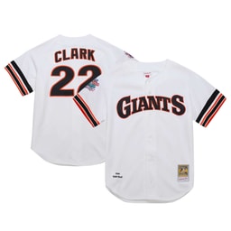 Men's Baseball team Will Clark Apparel brand White Cooperstown Collection 1989 Jersey