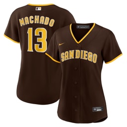 Women's Baseball team Manny Machado Brown Road Player Jersey