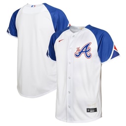 Baseball team 2023 City Connect Youth Jersey - White