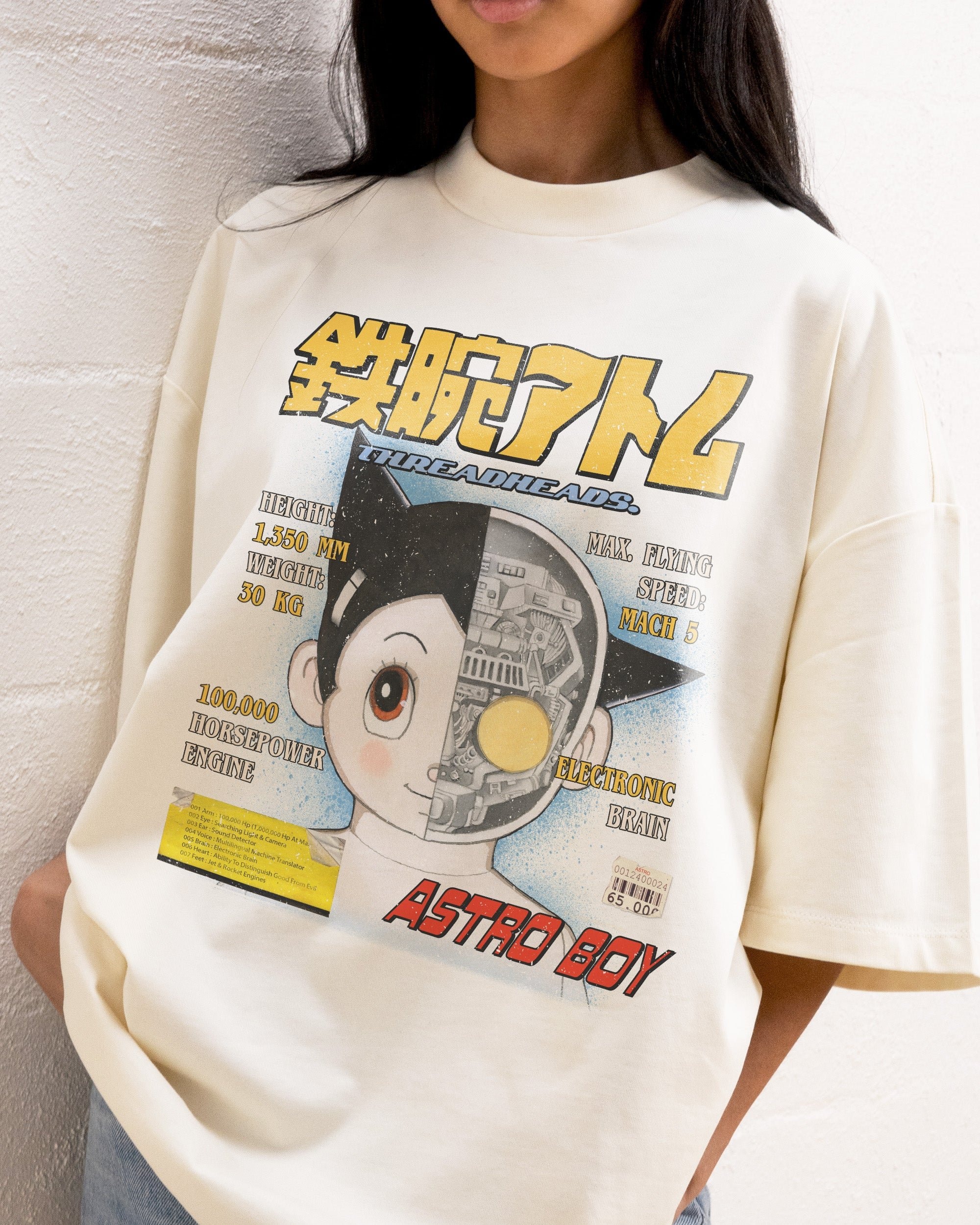 Astro Boy Magazine Oversized Graphic T-Shirt - Unisex 100% Combed Cotton