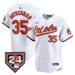 Adley Rutschman 35 Baseball team 2024 Spring Training Patch Men's Jersey - White
