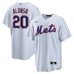 Men's Baseball team Pete Alonso White Home Player Name Jersey
