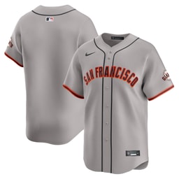 Men's Baseball team Gray Away Limited Jersey