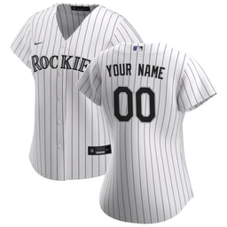 Women's Baseball team Home Custom Jersey, White
