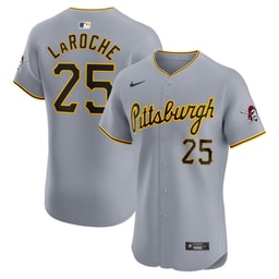 Men's Baseball team Adam LaRoche Gray Road Elite Player Jersey