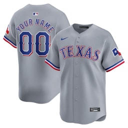 Baseball team Away Limited Custom Men's Jersey - Gray