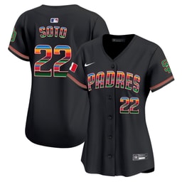 Juan Soto 22 Baseball team Mexico Women's Jersey - Black