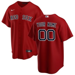 Baseball team Alternate Custom Men's Jersey - Red