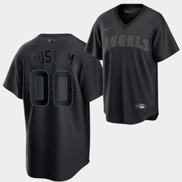 Baseball team Custom Fashion 00 Black Jersey