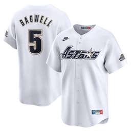 Men's Baseball team Jeff Bagwell White Throwback Cooperstown Collection Limited Jersey