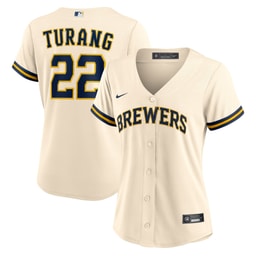 Women's Baseball team Brice Turang White Home Jersey